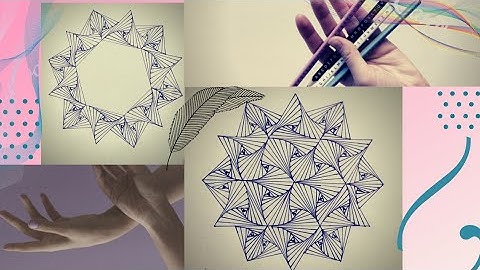 How to draw Complex Zentangle paradox Design for beginners step by step/Doodle Art tutorial