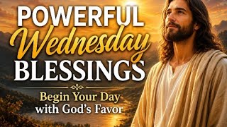 🙏 Receive Your Wednesday Blessing Today | Begin Your Day with God's Favor ❤️ #prayer #blessings 
