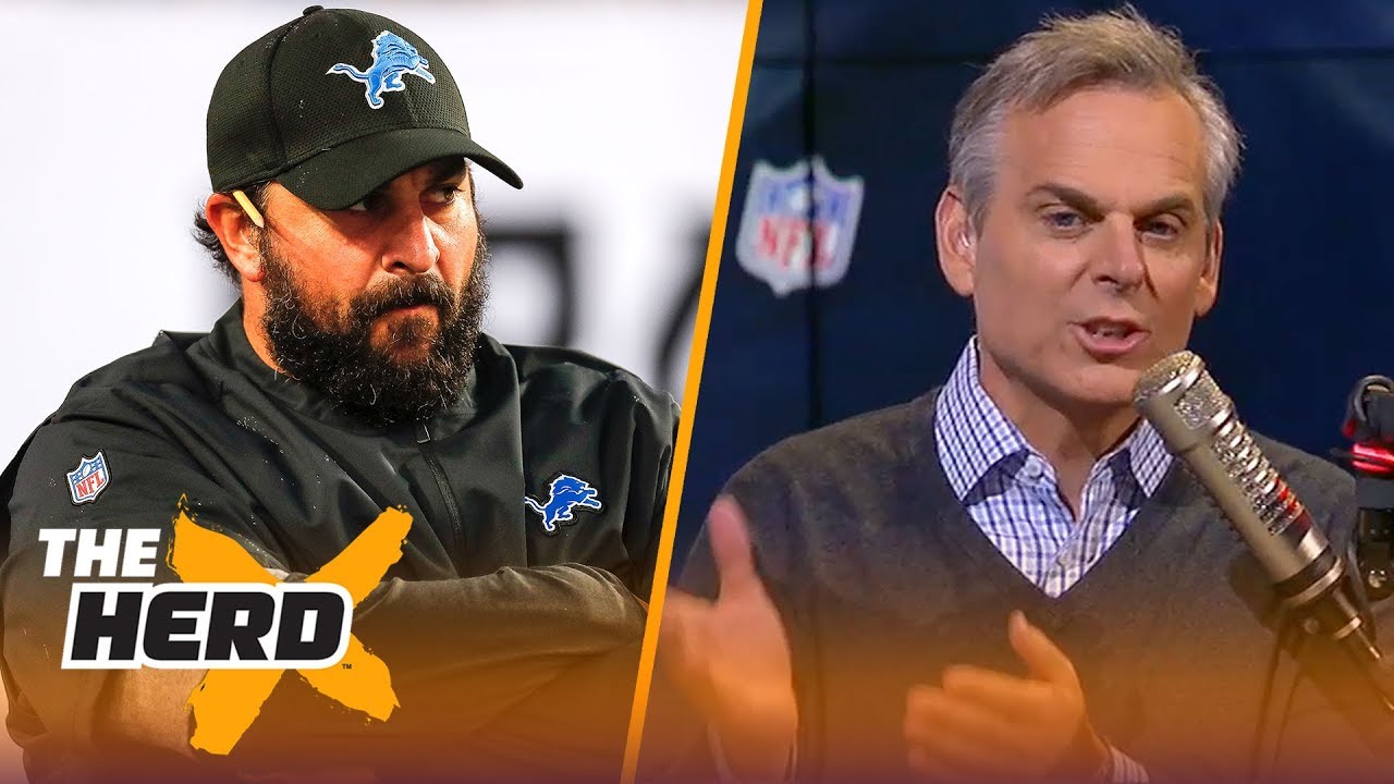 fox sports ดู Colin Cowherd on reports Lions players are upset with Matt Patricia | NFL | THE HERD