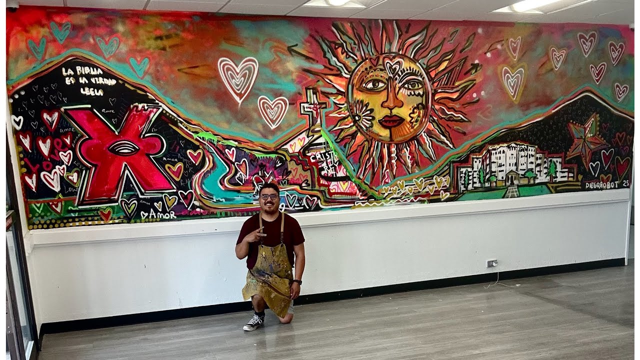 Mural at the LTACH ! Full video