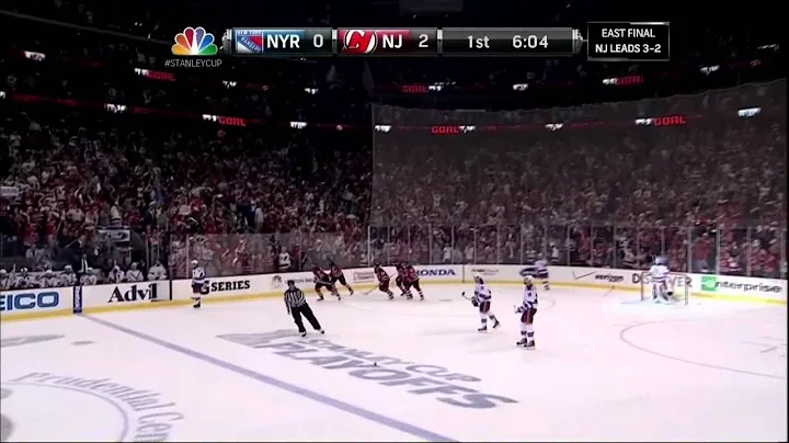 Ilya Kovalchuk PPG goal. NY Rangers vs  New Jersey Devils Game 6 5/25/12 NHL Hockey