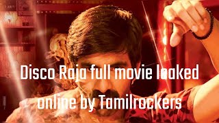 Disco Raja full movie leaked online by Tamilrockers