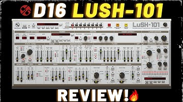 D16 Group LuSH-101 vst Synth Plugin Review
