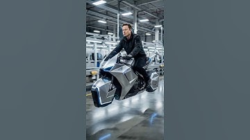 Elon Musk Reveals Futuristic Hover Bike Inside Tesla Factory | Next Gen EV Innovation