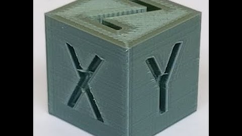 XYZ 20mm Calibration Cube by iDig3Dprinting THING:1278865