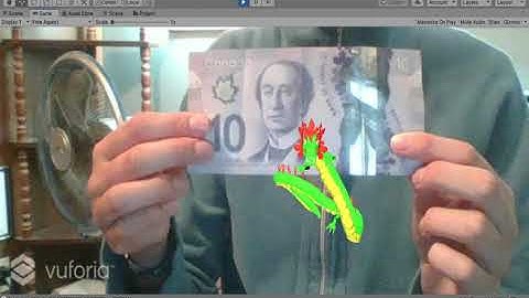 Unity 360 making a Blender Dragon come into the real world!