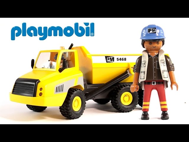 playmobil camion benne chantier