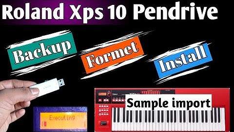 Roland Xps 10 मैं कैसे Live tones का backup लेना है || How to Formet pendrive and Install Tones