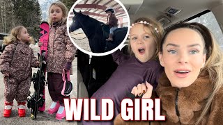 Brave 3-Year-Old Skis and Rides a Horse for the FIRST TIME. She is Fearless!