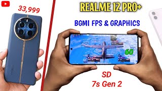 Realme 12 Pro+ Bgmi Test With Fps Graphics, Heating, Gyro & Battery Drain Full Review