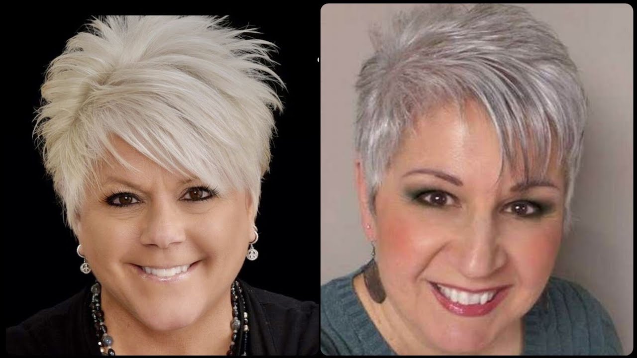 BRILLIANT AND CLASSIC PIXIE HAIR COLOR HAIRCUT - hairdos - YouTube