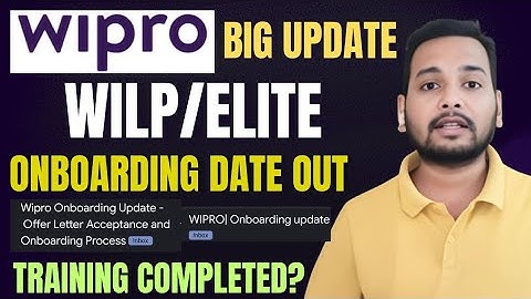 Wipro Joining Update 🔥|| Onboarding Mail Released for Pending Candidates || OL + Training Status
