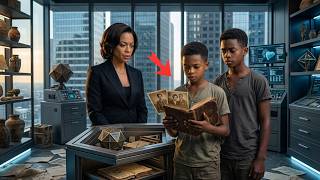 Poor Black Boys Discovered a Billionaire Woman's Secret | The Truth They Uncovered
