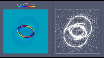 Ideal MHD rotor on unstructured AMR mesh