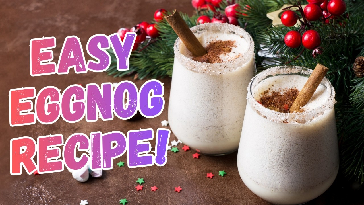 How to Make REAL Homemade Eggnog! - YouTube