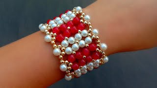 How To Make//Beaded Bracelet//Wedding Bracelet// Useful & Easy