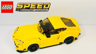 LEGO Speed Champions Toyota GR Supra Set 76901 Review!!!