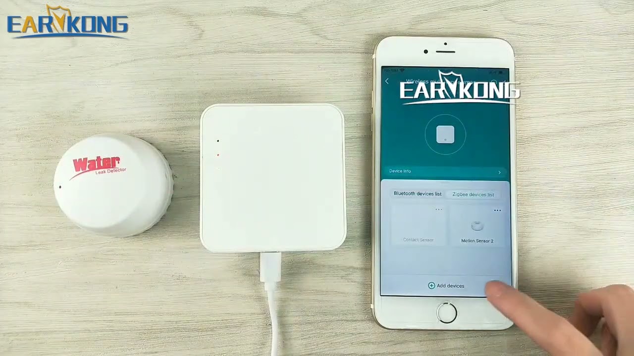 Tuya Zigbee Water Leakage Detector Smart Home Water Flood Sensor Work With Tuya Zigbee Gateway