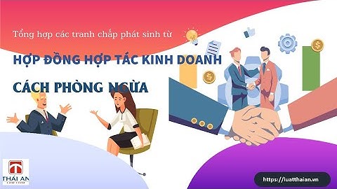 Ví dụ: hợp đồng kinh doanh thương mại