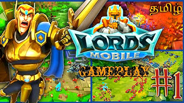 LORDS MOBILE Gameplay in Tamil/தமிழ் Part - 1 | SKYFER VERSE | ••••