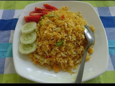 RESEP DAN CARA MEMBUAT NASI JAGUNG GORENG PETE MAK NYUZZZZ 