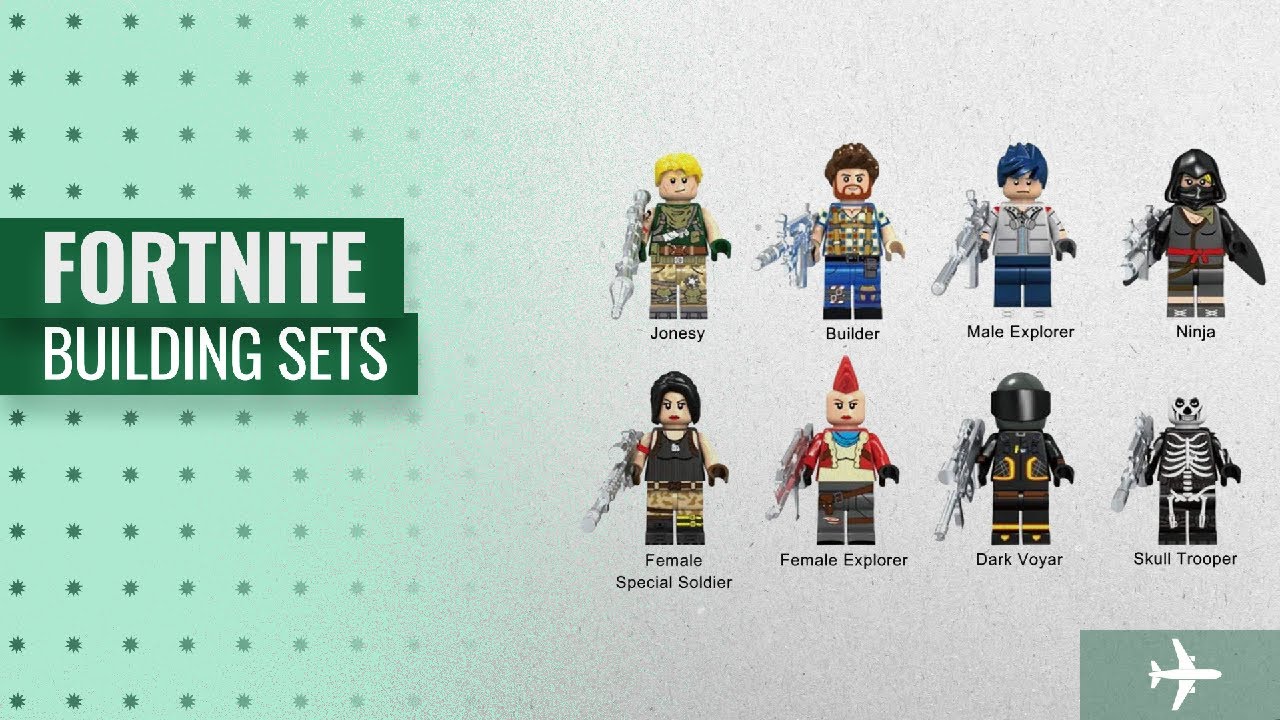 Fortnite Building Sets [2018 Best Sellers]: KOPF FORTNITE Heroes Collection Set 8PCS Mini Dolls games people play