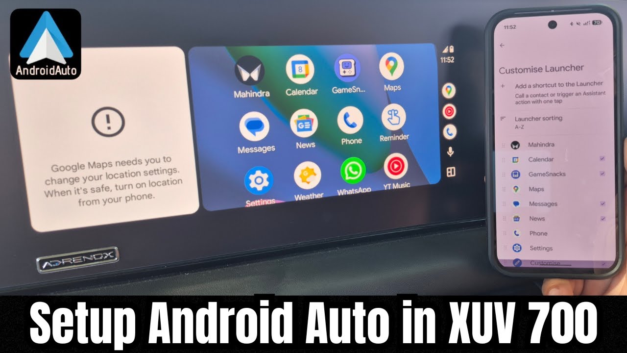 Connect Android Phone to XUV 700 Android Auto | Step-by-Step Guide ...