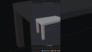Blender 3D Masa Modelleme #blender3d #3dmodelleme