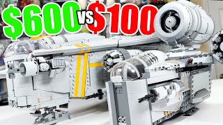 $100 vs $600 LEGO Star Wars RAZOR CREST Comparison!