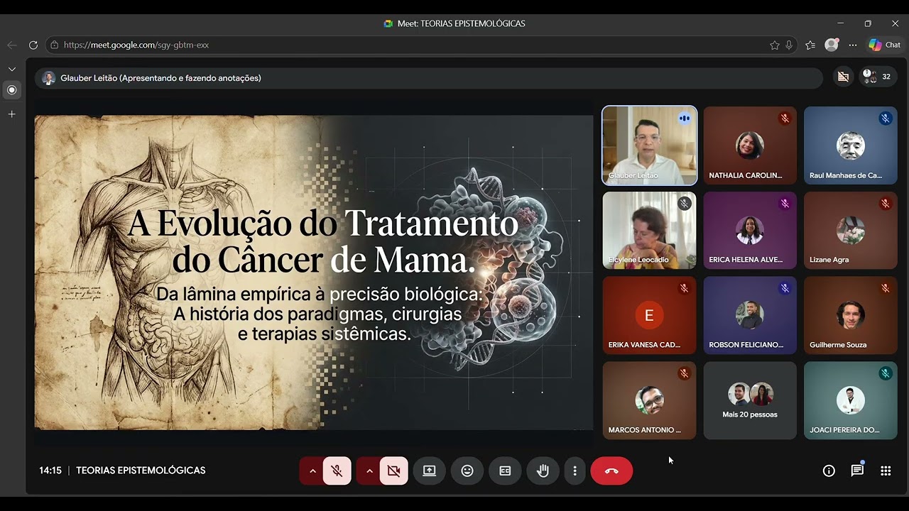 TEORIAS EPISTEMOLÓGICAS: aula - Câncer de mama: avanços científicos e epistemológicos