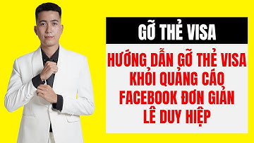 Hướng Dẫn Gỡ Thẻ VISA Khỏi Quảng Cáo Facebook Đơn Giản - Lê Duy Hiệp
