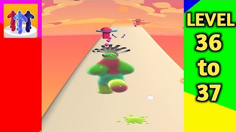 Blob Runner 3D- All Levels Gameplay Andriod,ios (Level 36-37)