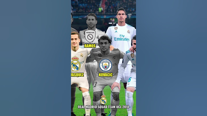 REAL MADRID SQUAD TEAM UCL 2018 vs Borussia Dortmund #bintangbola