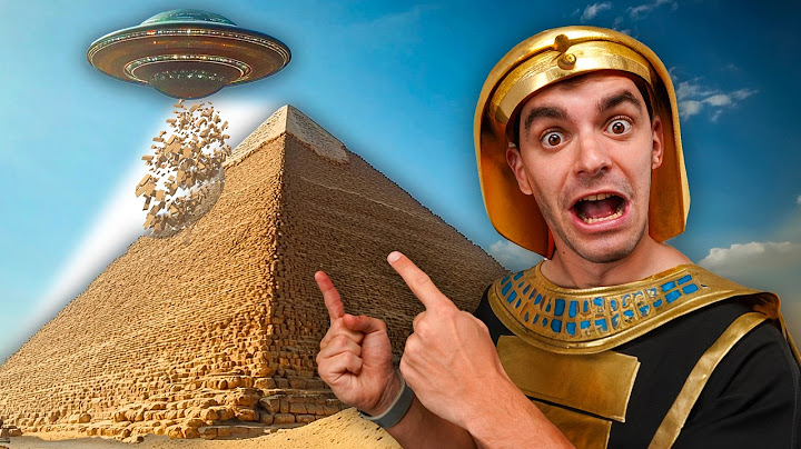 GLI ALIENI HANNO COSTRUITO LE PIRAMIDI D'EGITTO?
