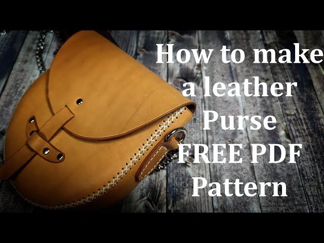 DIY Handmade Leather Goods Free Cutting Cardboard Acrylic Version