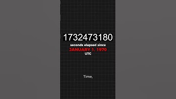 Did you know that computers count time starting at January 1, 1970 #tech #unix #epoch #y2k #y2k38