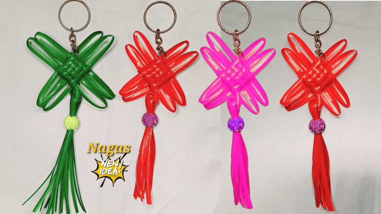 Ten minute keychain 🔑 making idea/New Model keychain/Biscuit knot keychain /Nagas New Idea Basket