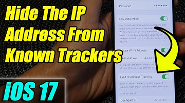 iPhone iOS 17: How to Hide The IP Address From Known Trackers In Mail and Safari