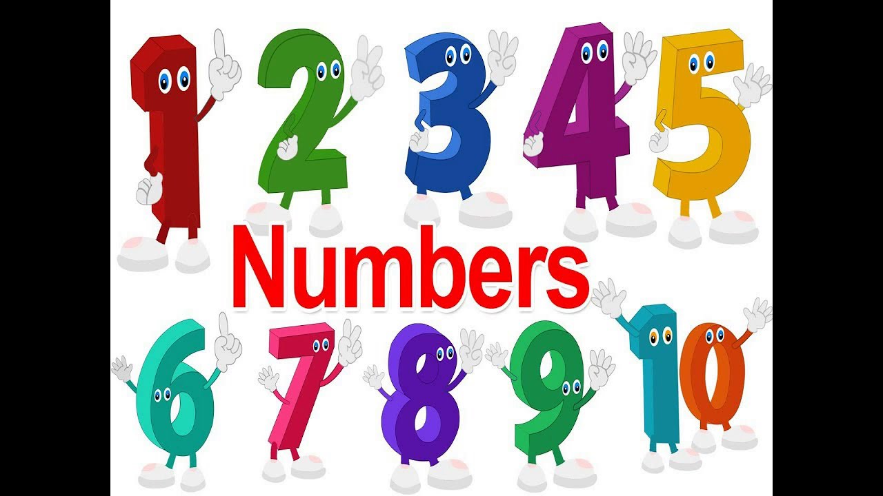 İngilizce Sayılar Numbers 1 To 10 Youtube