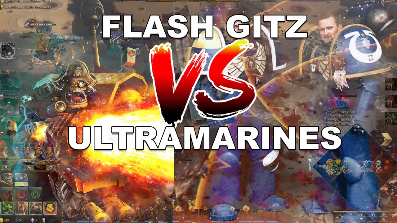 Flash Gitz vs UltraMarines - Deathwatch Mod - Massive Battle ...