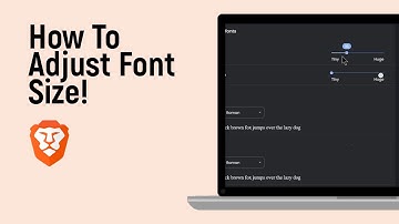 How to Adjust Font Size on Brave Browser [easy]