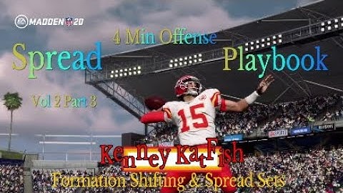 Madden 20 Spread Playbook |Formation Shifting & Spread Sets | Vol 2 Part 3