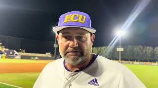 Cliff Godwin after ECU’s 10-0 loss at home to North Carolina