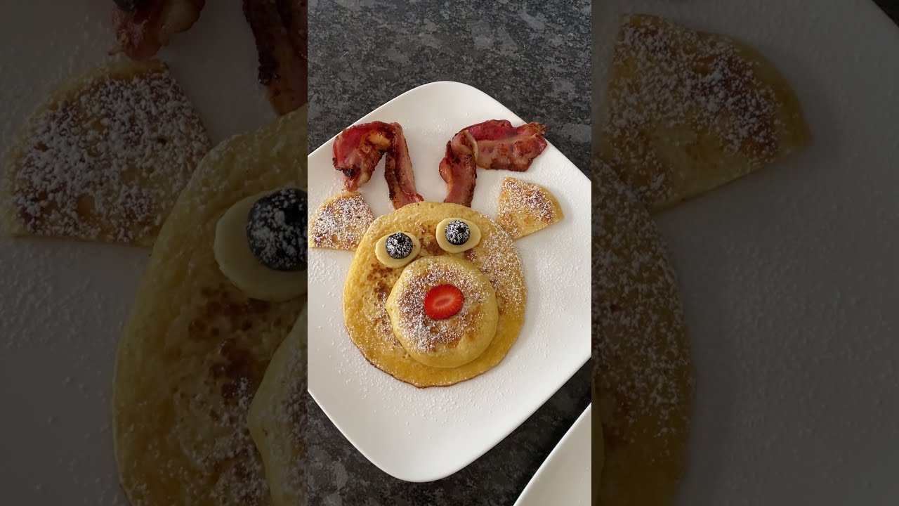 Reindeer Pancakes (so cute!) - This Vivacious Life