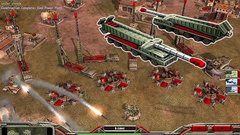 "Hammer Cannon" China Scumbag Artillery 2 vs 3 Hard Army | C&C Generals ZH Shockwave Chaos