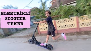 Elektrikli Scooterla Tek Teker. HÜSO. HiFree G1