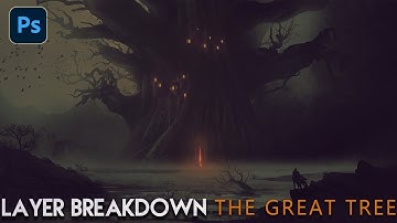 How I Created The Great Tree in Photoshop | Layer Breakdown