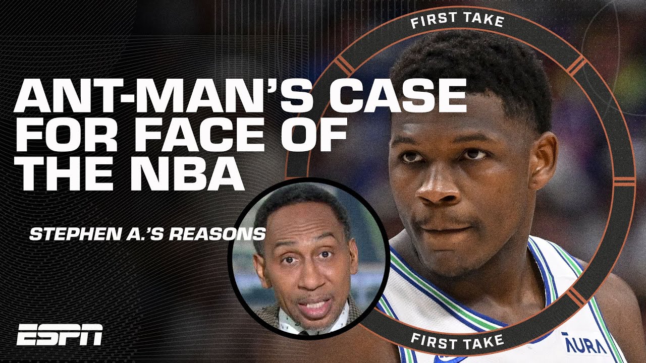 ⁣Stephen A.: Anthony Edwards' TALENT & CHARISMA makes him the Face of the NBA! | First Take