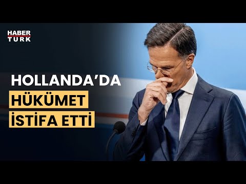 Hollanda'da dört partiden oluşan koalisyon hükümeti istifa etti