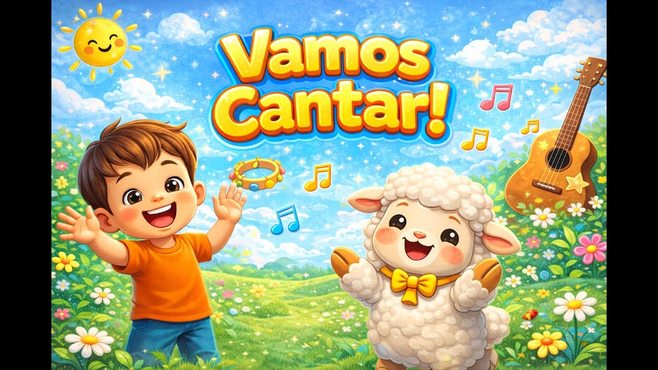Vamos Cantar pra Jesus! 🎵 | Louvor Cristão Infantil Alegre!